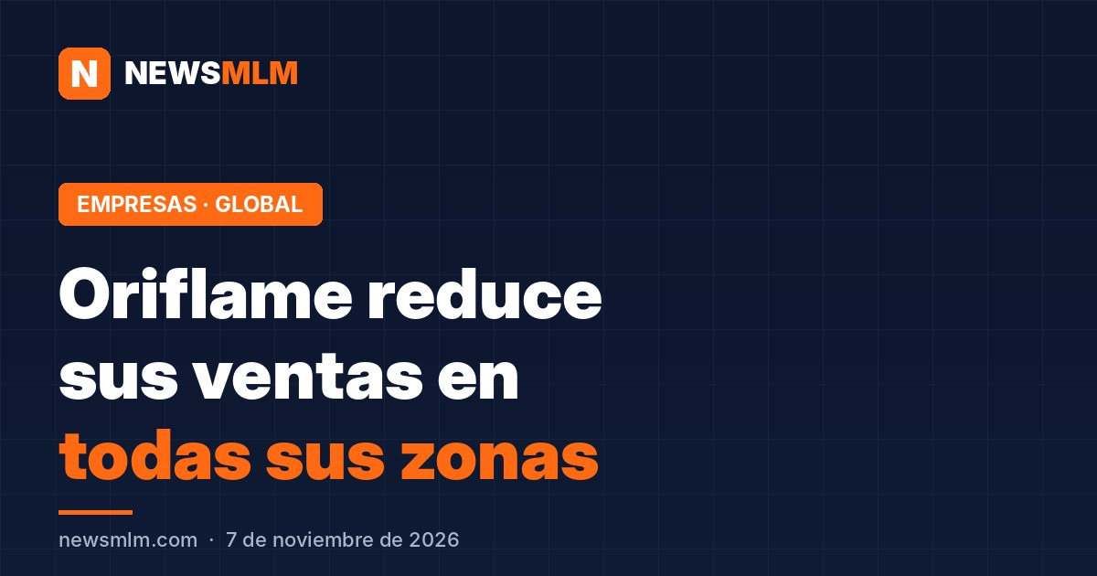 Oriflame publica sus resultados de los nueve primeros meses de 2026